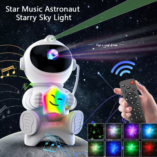 Astronaut starry sky projector light