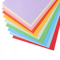 Assorted colored paper